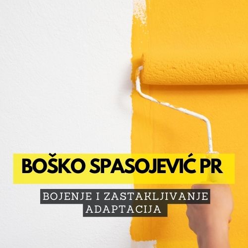 BOŠKO SPASOJEVIĆ PR BOJENJE I ZASTAKLJIVANJE ADAPTACIJA STRONG HOUSE MAJDEVO aktivno je i veoma uspešno se bavimo završnim radovima u građevinarstvu, gipsanim radovima, molerajem, renoviranje stana, kuće i drugo.